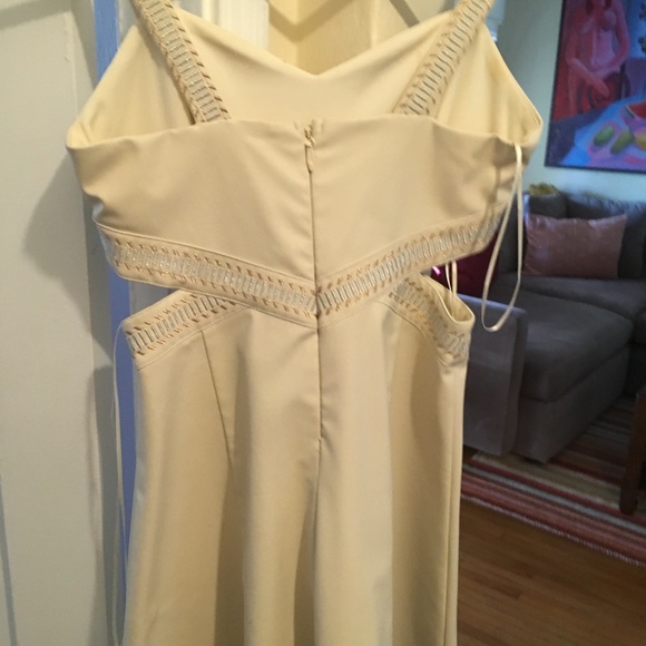 Leather ivory dress - Picture 2 of 3